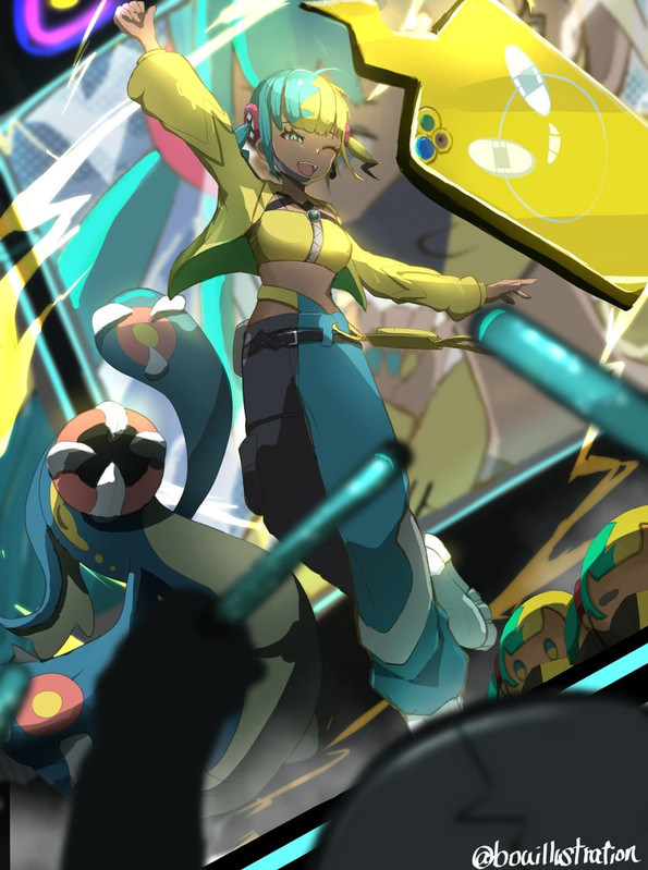 rotom-rotom-phone-canari-and-eelektross-