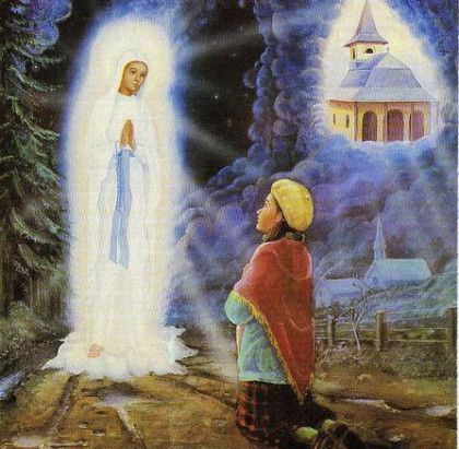 Il messaggio della visita di Maria a Banneux è lo specchio di tutta la Mariologia dans Apparizioni mariane e santuari La-Vergine-dei-Poveri-di-Leon-Jamin