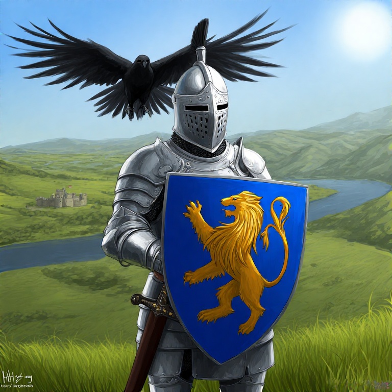 A-medieval-knight-in-shining-a-17