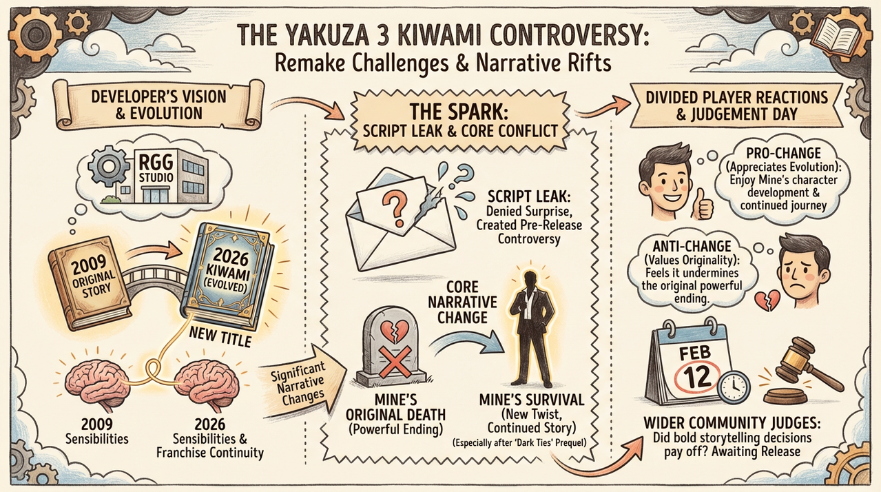 Yakuza 3 Kiwami's Ending Just Leaked and Fans Are Furious About This Major Character Change 1 Gaming console with dramatic lighting representing story-driven video games