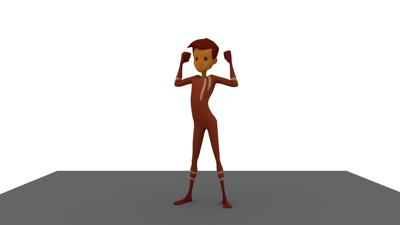 Physical Strength Pose 1 Front