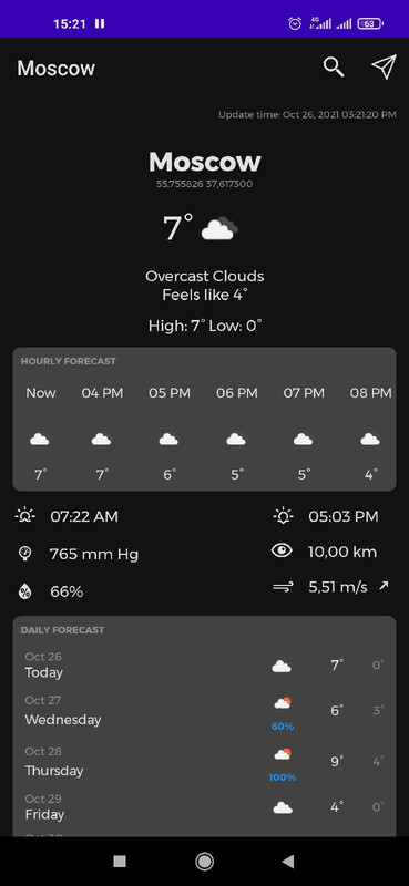 GitHub - ro-SH/android-weather-app: Weather App for Android OS