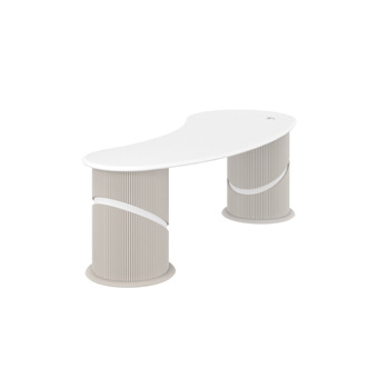 Θερμολαμινική Επιφάνεια: Santori White / Σκελετός: Cashmere - Συνδυασμός B