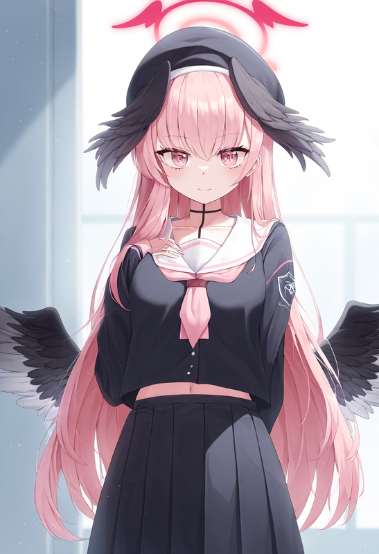 depth of field, 1girl, [[[[koharu (blue archive)]]]], {{{{aged up}}}}, {{long ha s-205075887