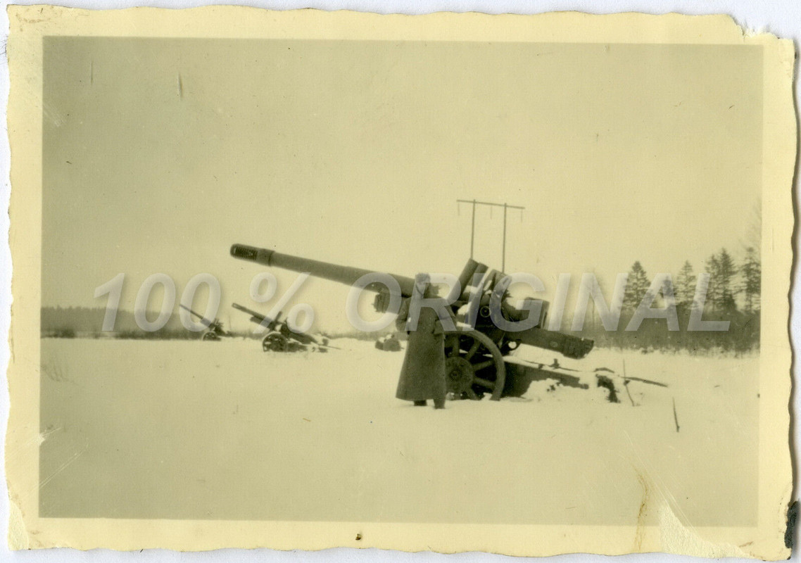 Witebsk Wizebsk Russland 1941 ~ Pioniere Winter russische Beute Geschütz  3 (3)