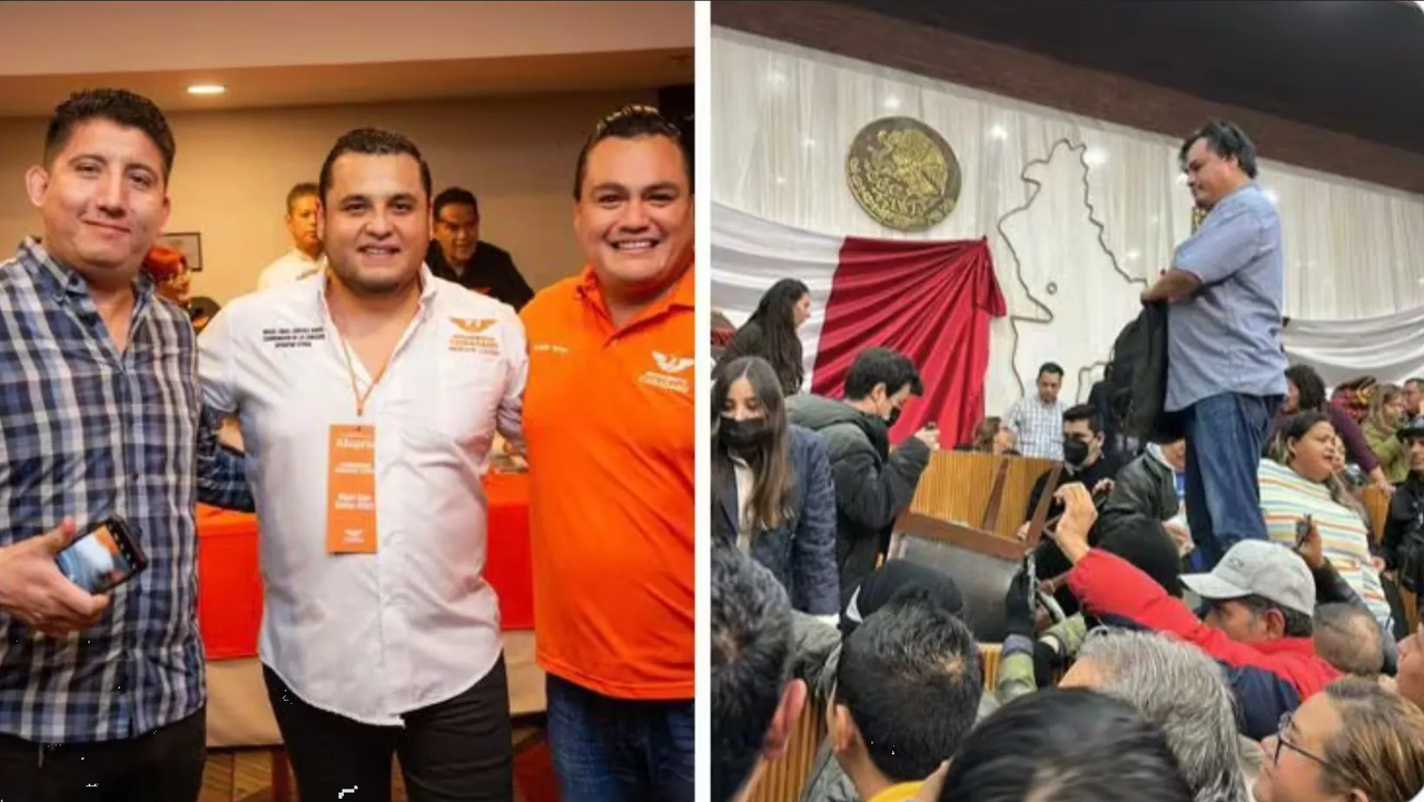 Exhibe PAN de NL evidencias de que militantes de MC tomaron el control del Congreso