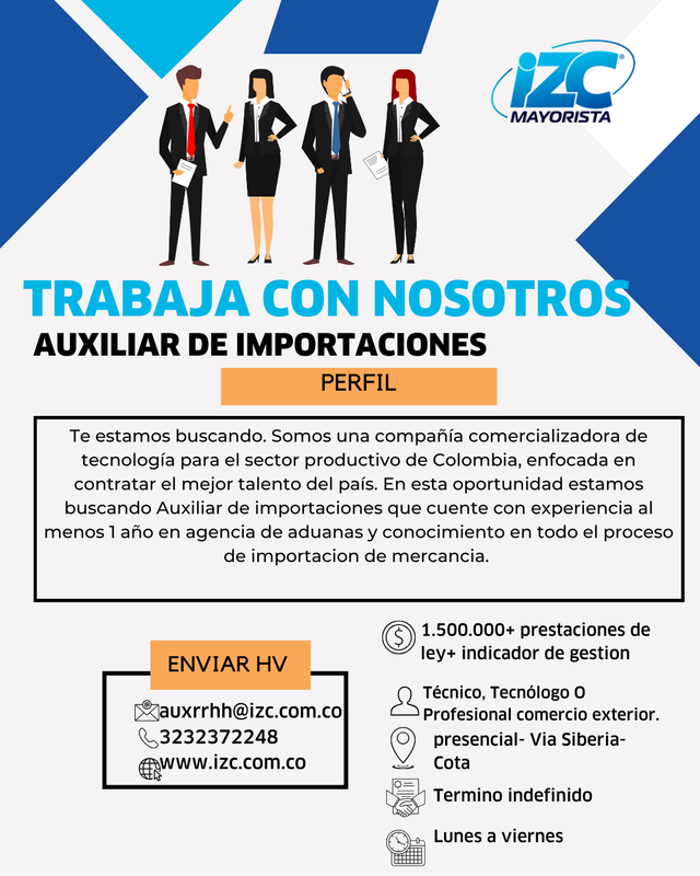 Auxiliar de Importaciones