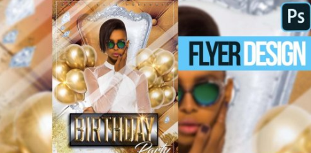 Photoshop Birthday Flyer Design