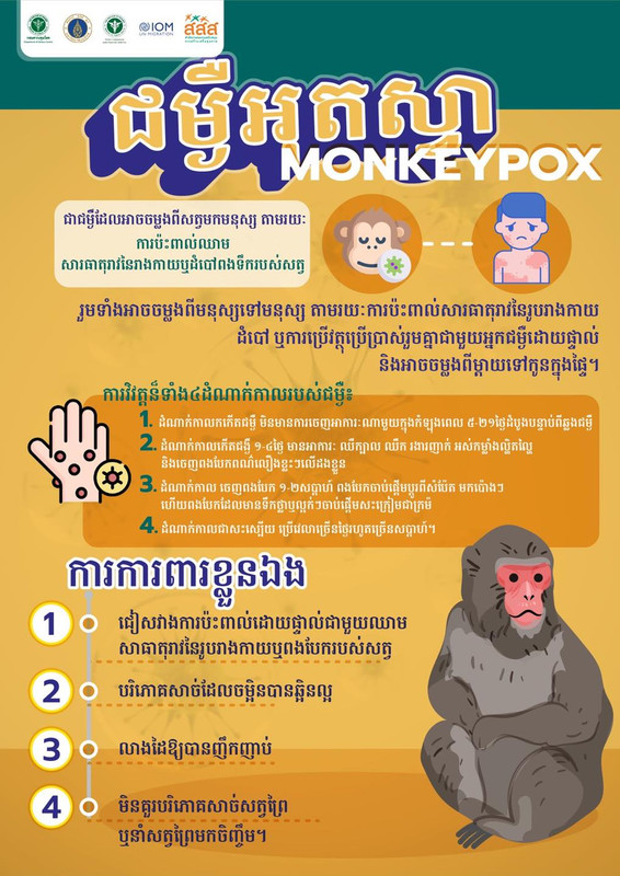 ความรู้เรื่องโรคฝีดาษลิง MONKEYPOX 5 ภาษา