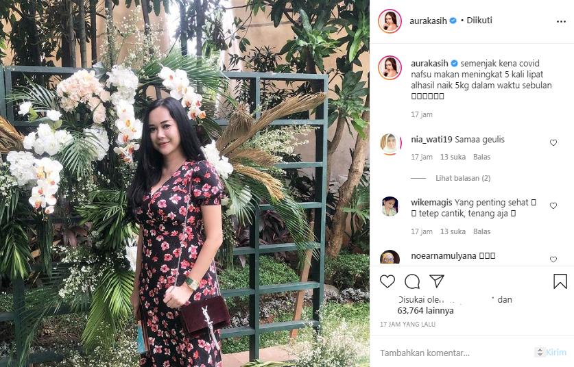 Aura Kasih ungkap perubahan fisiknya setelah positif Covid-19