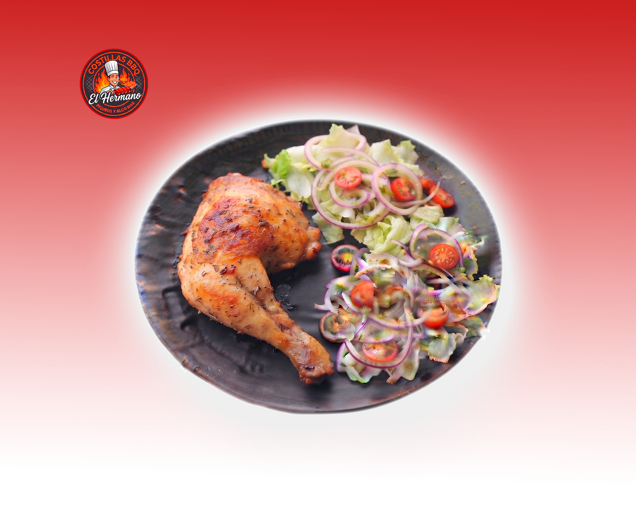 Pollo Con Ensalada