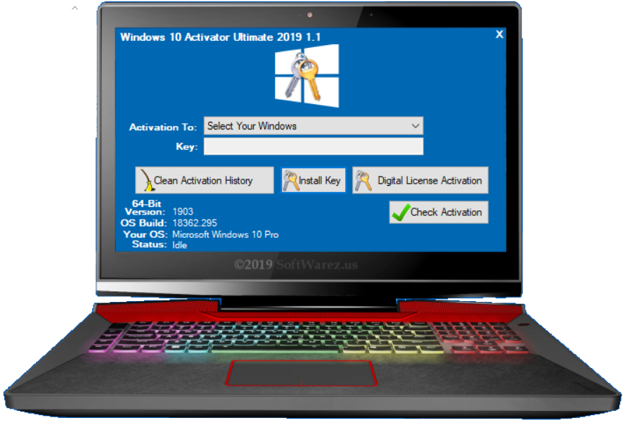 Windows 10 Activator Ultimate 2019 1 1 Softwarez