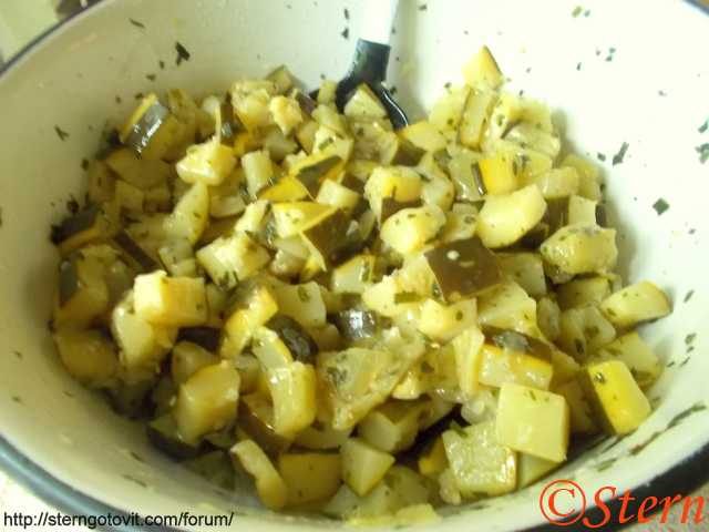 Кабачки/баклажаны маринованные в рассоле