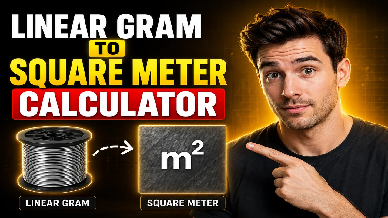 Linear Gram To Square Meter Calculator