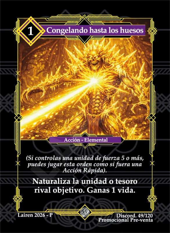 CONGELANDO HASTA LOS HUESOS