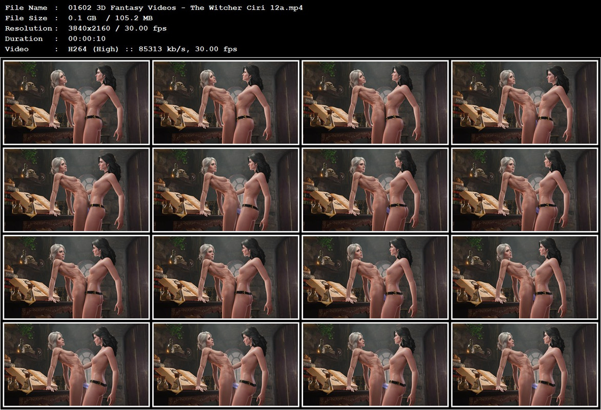 01602 3D Fantasy Videos - The Witcher Ciri 12a.mp4