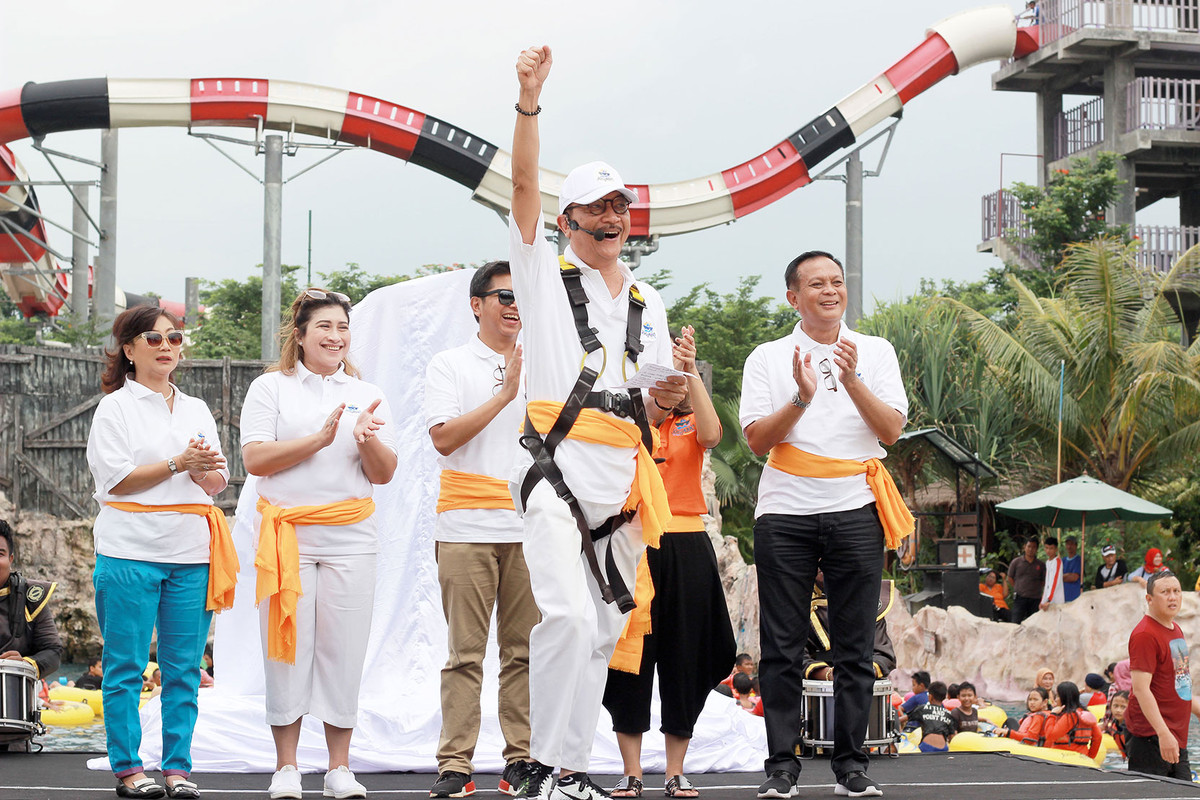  Bambang Soeroso CEO Jogja Bay Waterpark dalam Sambutannya