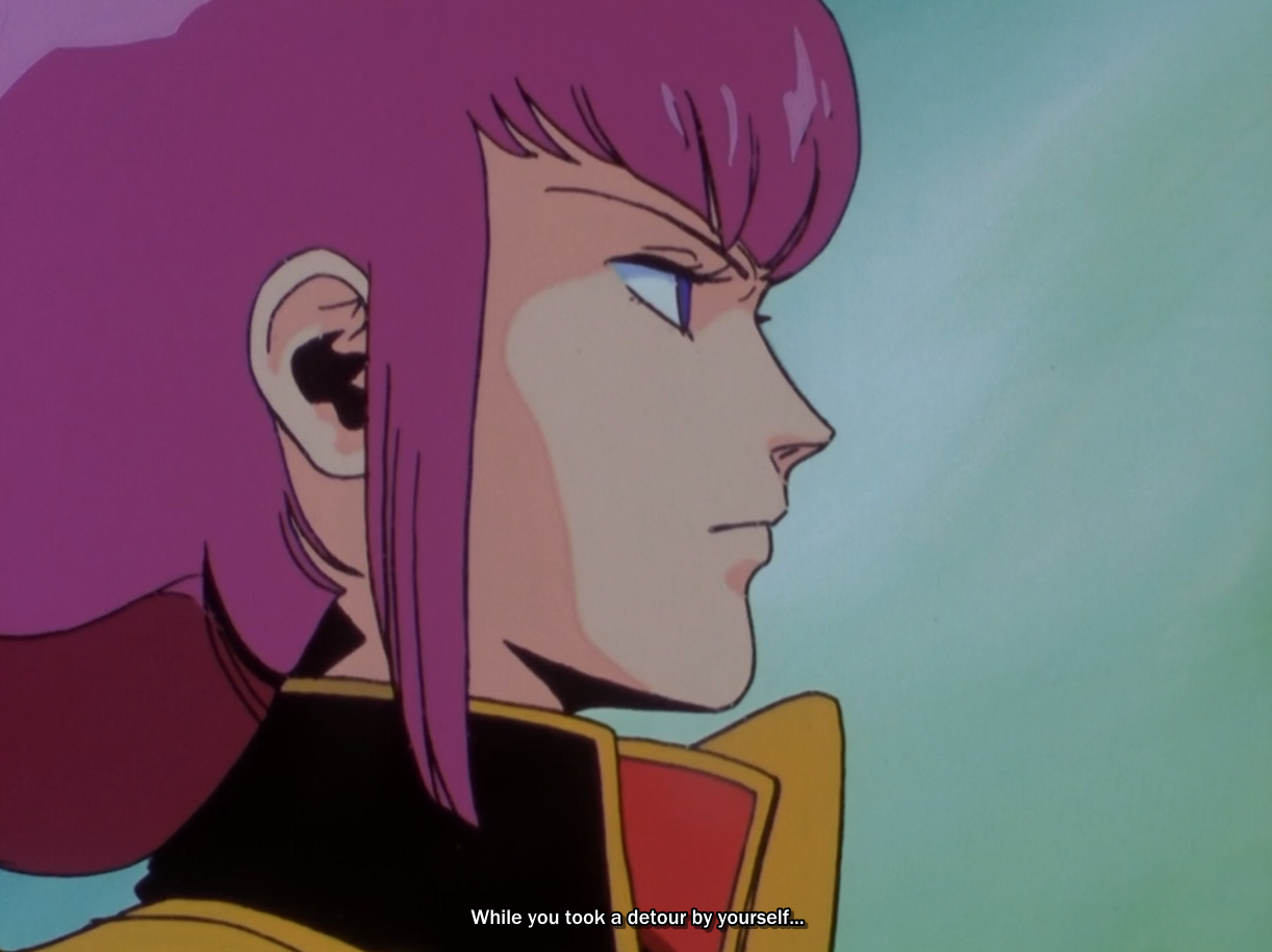 Still looking composed: "While you took a detour by yourself..."