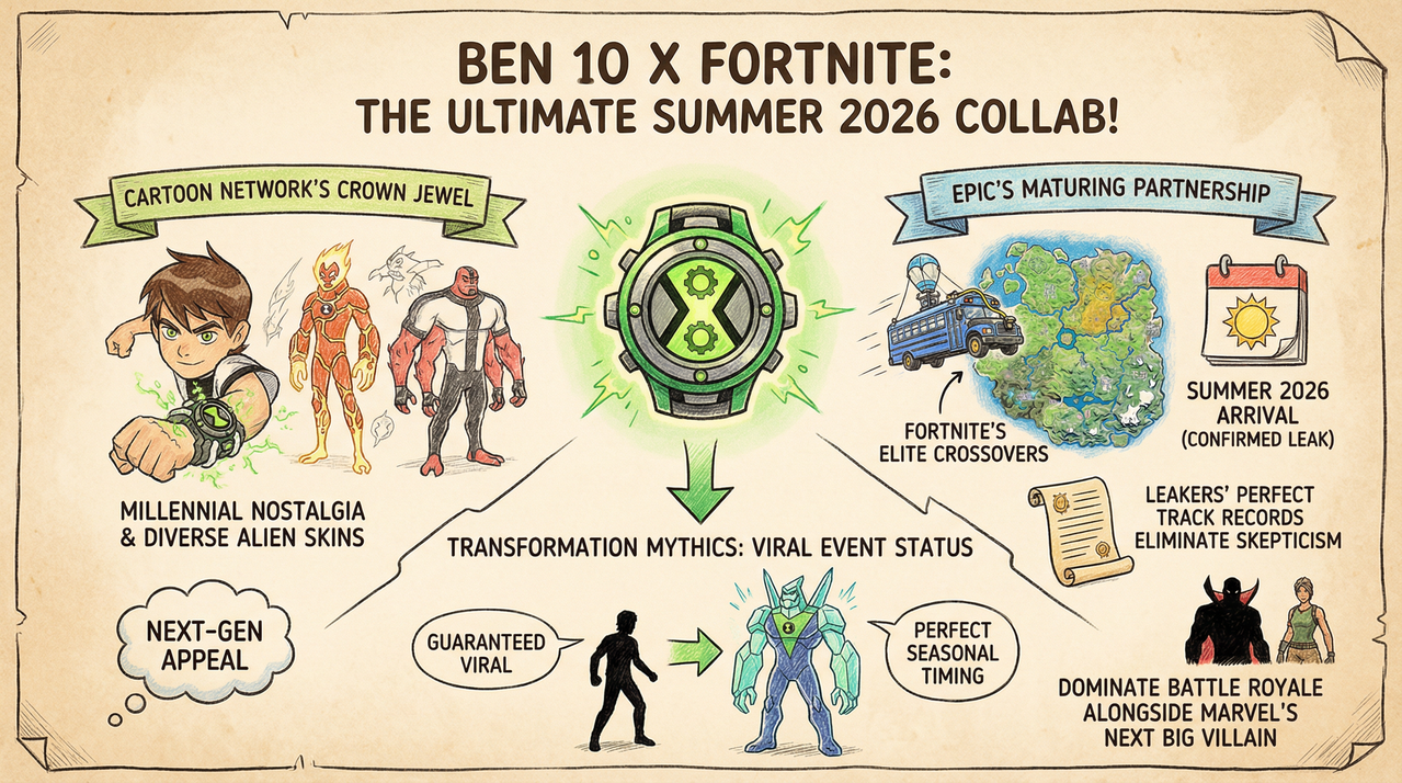 Fortnite battle royale characters with superhero transformations