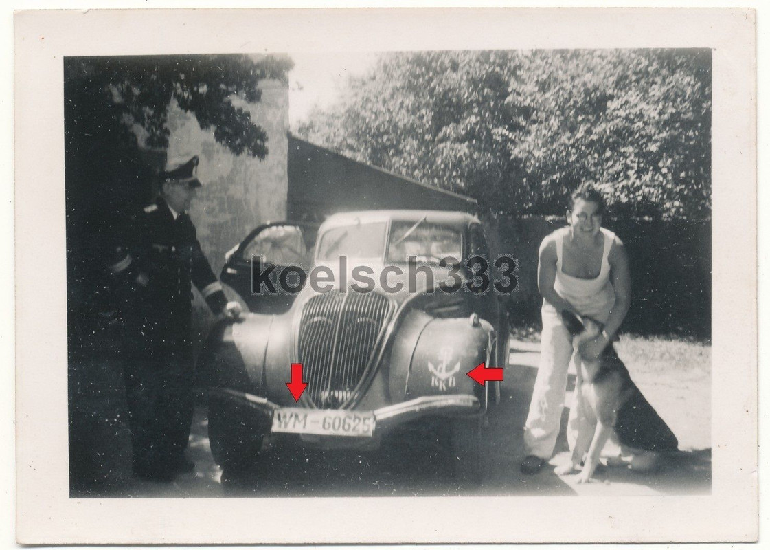 französischer Peugeot PKW Kriegsmarine Beute Aut