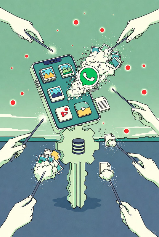 WhatsApp Engolindo Seu Armazenamento? Domine o Caos e Libere Espaço Agora