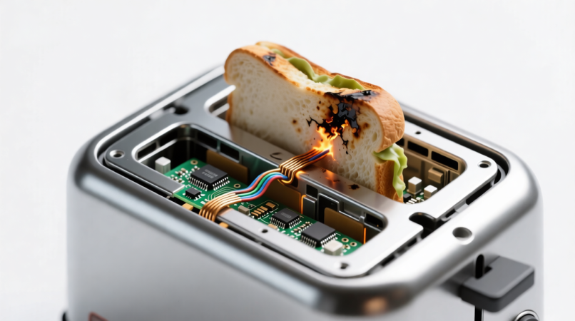 Диагностика короткого замыкания сэндвичницы