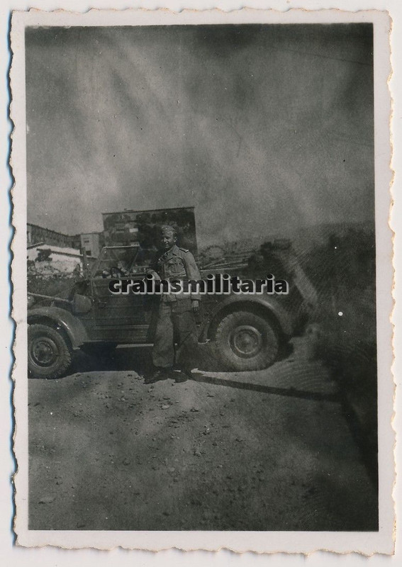 Orig. Foto Volkswagen Kübelwagen Typ 82 m. Tarn 