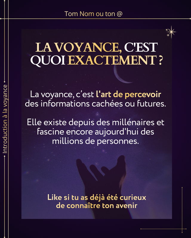 Introduction à la voyance