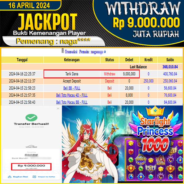 jackpot--starlight-princess-1000-wd-rp-9000000--dibayar-lunas-di-medokjitu