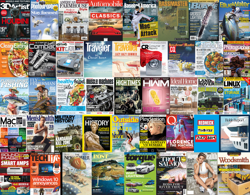 Assorted Magazines - July 3, 2019 Assorted Magazines - July 3, 2019