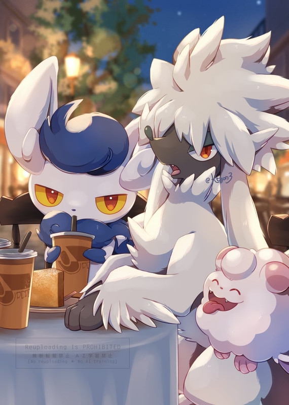meowstic-swirlix-and-furfrou-pokemon-dra