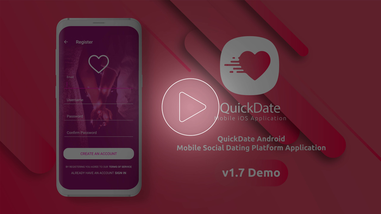 QuickDate Android - Mobile Social Dating Platform Application - 3