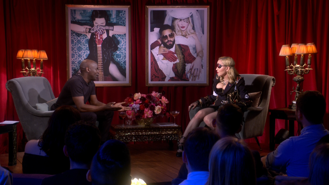Madonna Live & Exclusive . Medellín Video World Premiere 24 apr 
