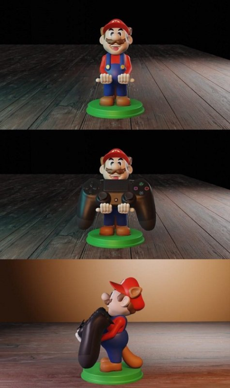 Mario Raccoon Joystick – 3D Print Model
