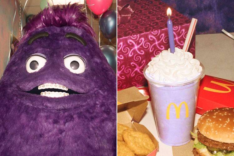 What is the grimace milkshake at mcdonalds