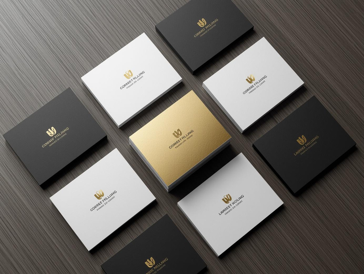 Premium custom business cards with luxury print finish