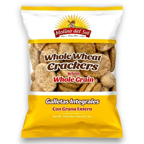 Molino Del Sol Galletas Integral Y Trigo 250 Gr