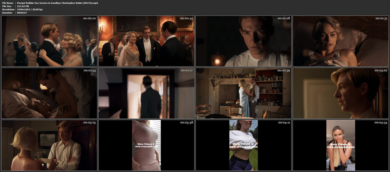 Margot Robbie Sex Scenes in Goodbye Christopher Robin (2017)w.mp4