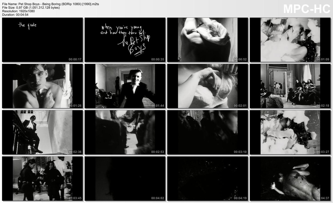 Pet Shop Boys - Being Boring (BDRip 1080i) [1990]