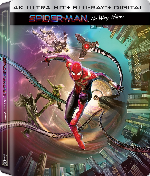 Spider-Man No Way Home 2022 4K BD Cover