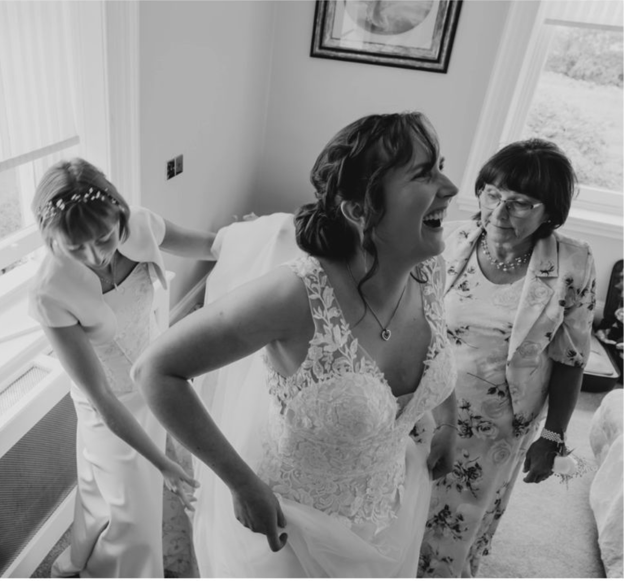Sarka and Joe at their wedding