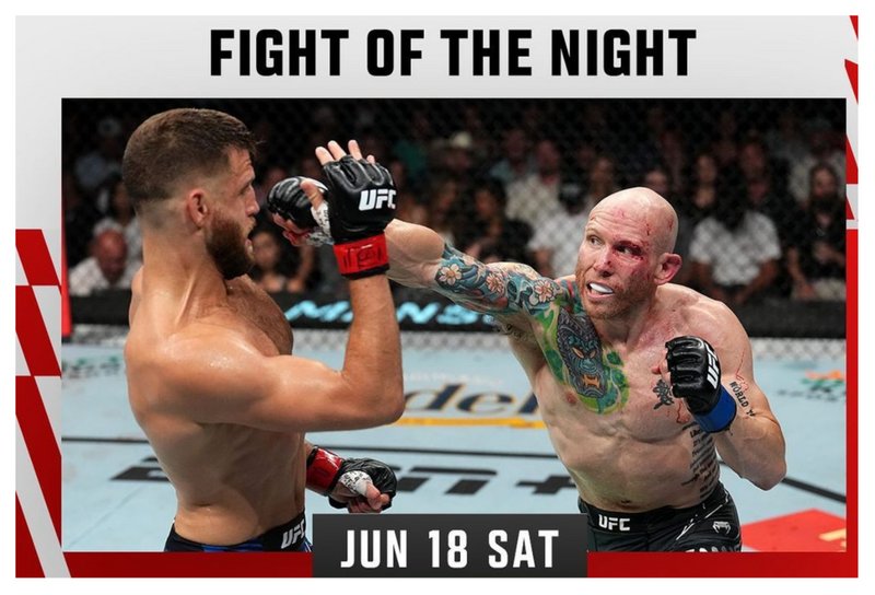 Медицински почивки след UFC on ESPN: Кейтър - Емет