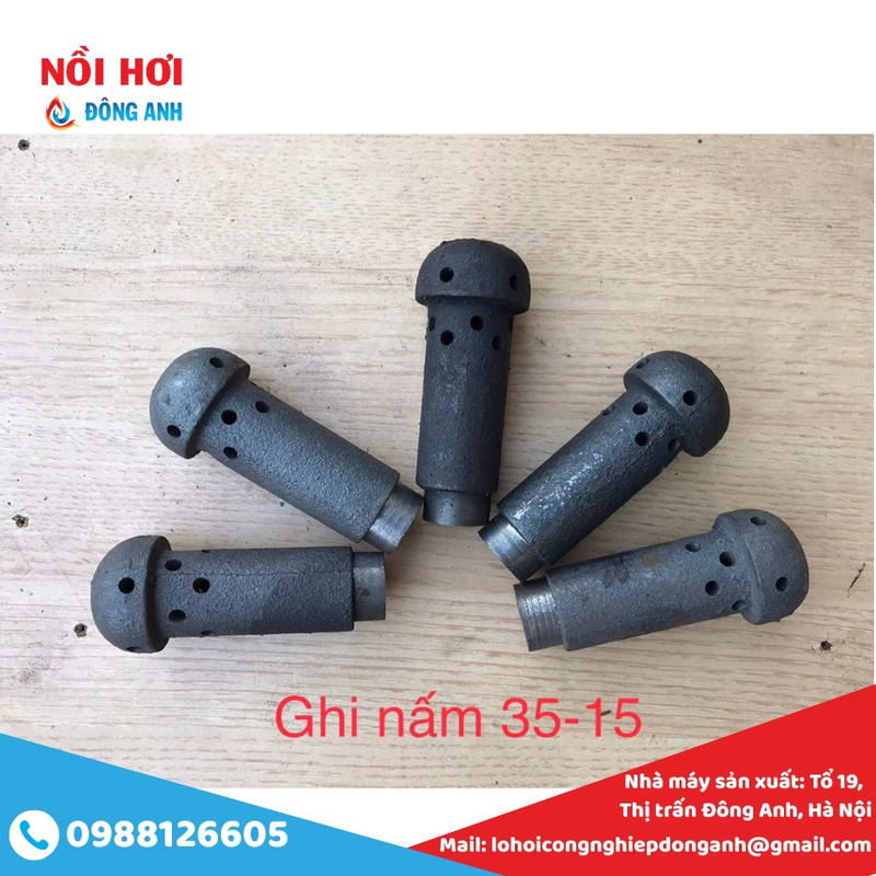 ghi nấm đốt nồi hơi