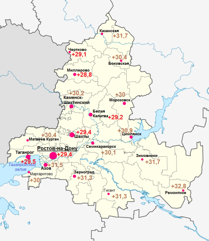 Донщина июнь максимумы