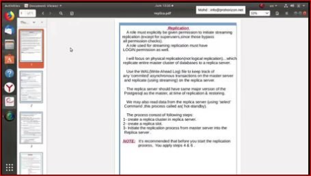 Postgresql Replication (Backup)