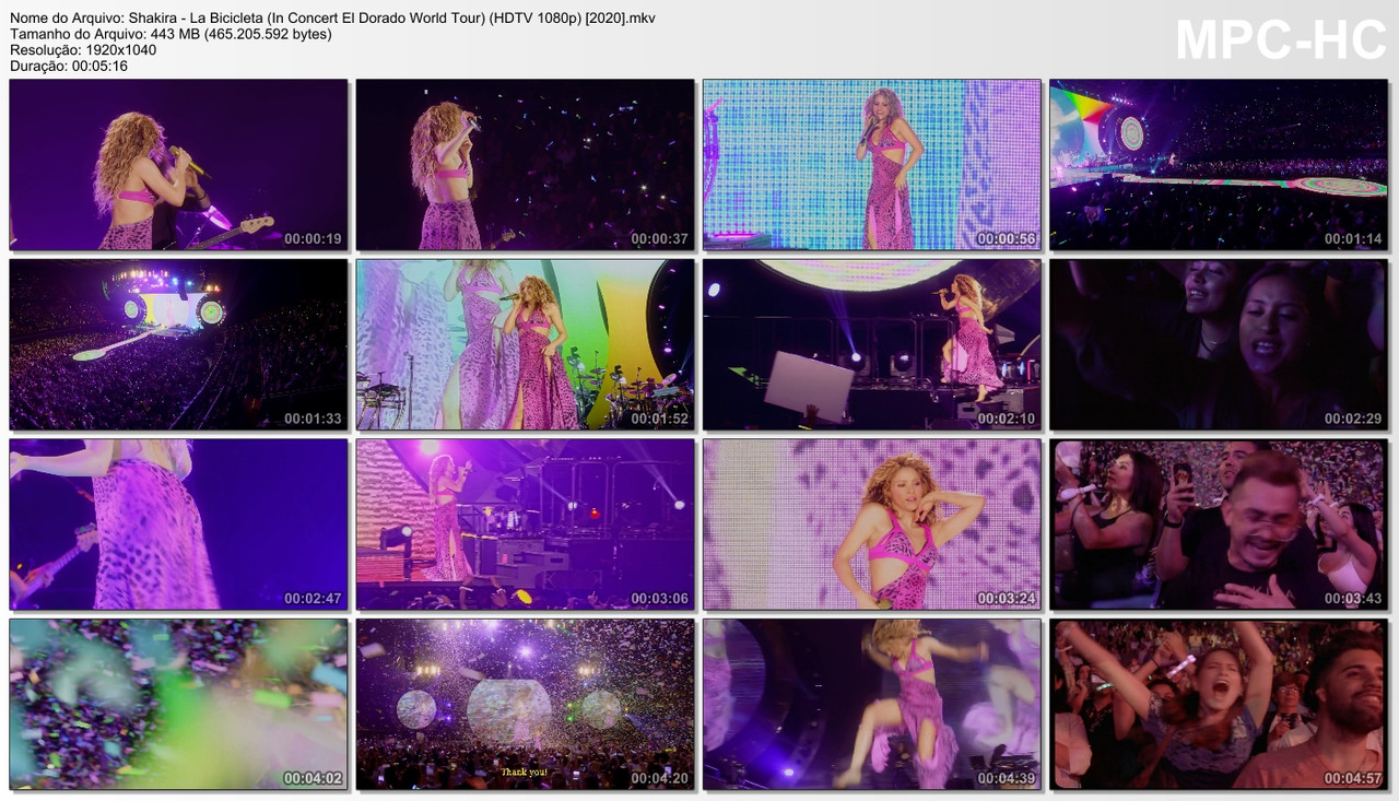 Shakira - La Bicicleta (In Concert El Dorado World Tour) (HDTV 1080p) [2020]