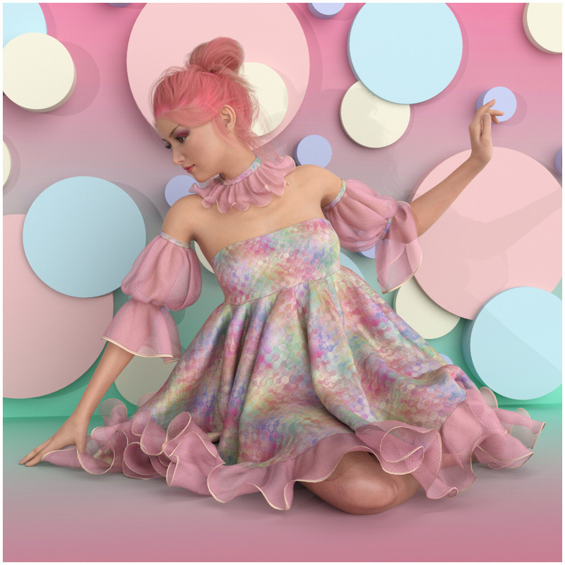 dForce - Esme Outfit for G8F & G8.1F dForce - Esme Outfit for G8F & G8.1F