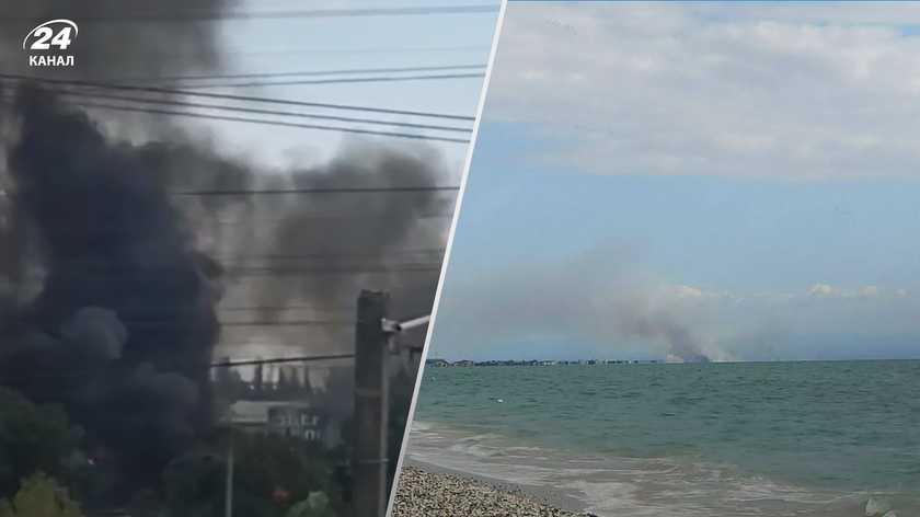 В населенных пунктах Новофедоровка и Саки АР Крым, а также в Новой Каховке снова "хлопки"