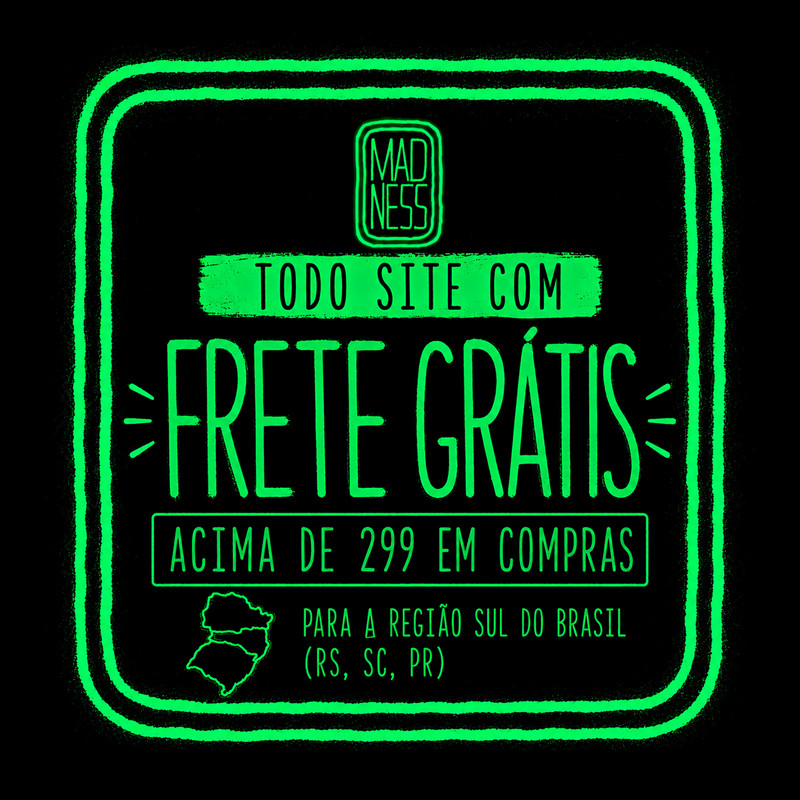 Frete gr&aacute;tis para o Sul do Brasil em compras acima de R$ 299