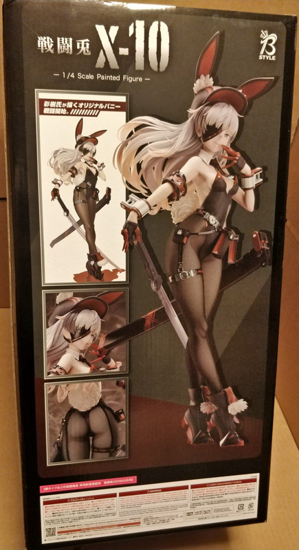 B-STYLE COMBAT RABBIT X-10 BUNNY GIRL 1/4 FIGURE (FREEING
